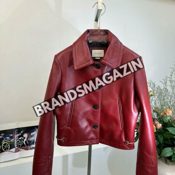 Кожаная куртка Gucci BM45666111777