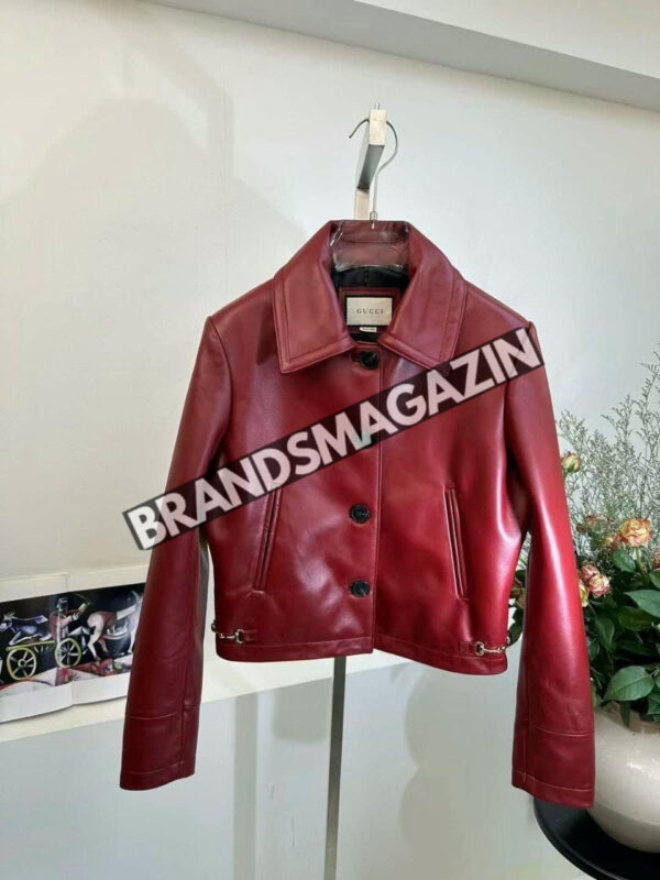 Кожаная куртка Gucci BM45666111777