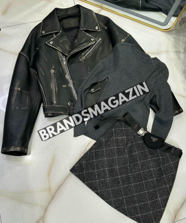 Кожаная куртка Prada BM47422535677 Кожаная куртка Prada BM47422535677