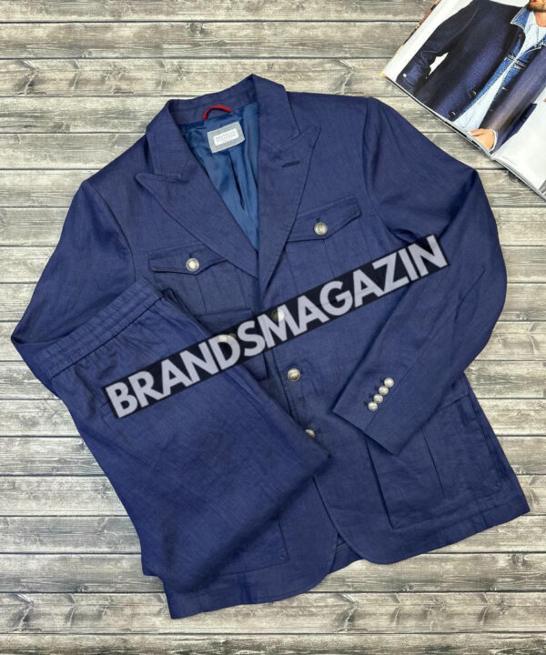 Льняной костюм Brunello Cucinelli BM71087377 Льняной костюм Brunello Cucinelli BM71087377