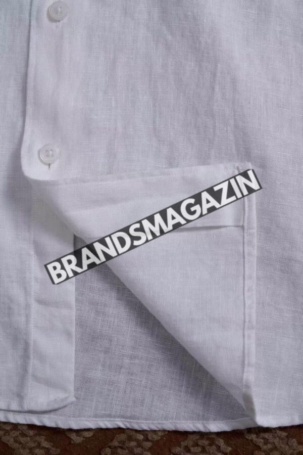 Льняная рубашка Zegna BM69941677 4