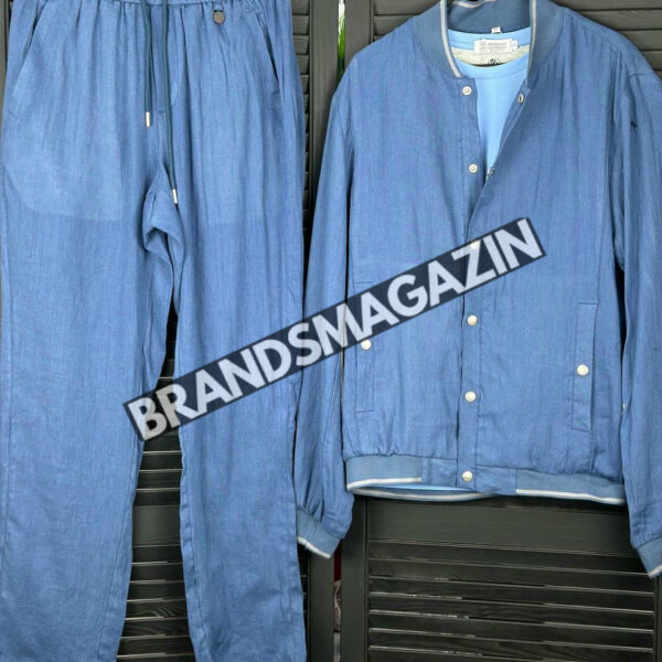 Льняной костюм Brunello Cucinelli BM71569777