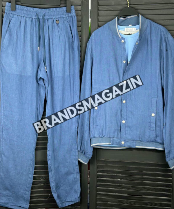 Льняной костюм Brunello Cucinelli BM71569777 Льняной костюм Brunello Cucinelli BM71569777