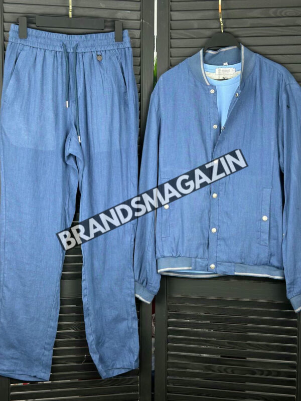 Льняной костюм Brunello Cucinelli BM71569777