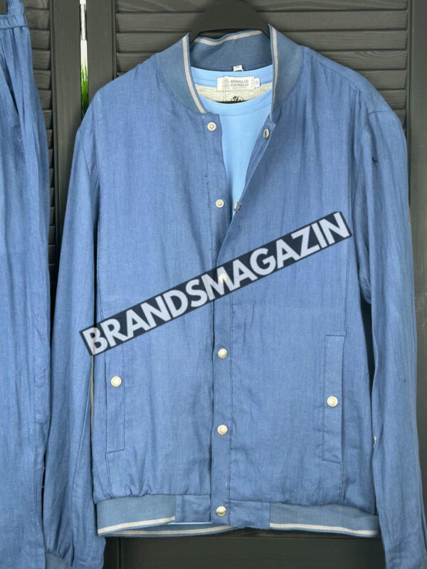 Льняной костюм Brunello Cucinelli BM71569777 2