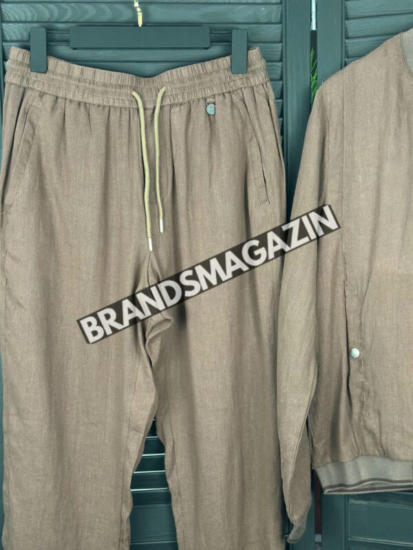 Льняной костюм Brunello Cucinelli BM71569977 2