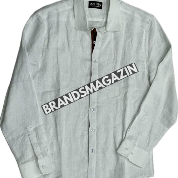 Льняная рубашка Zegna BM71796277