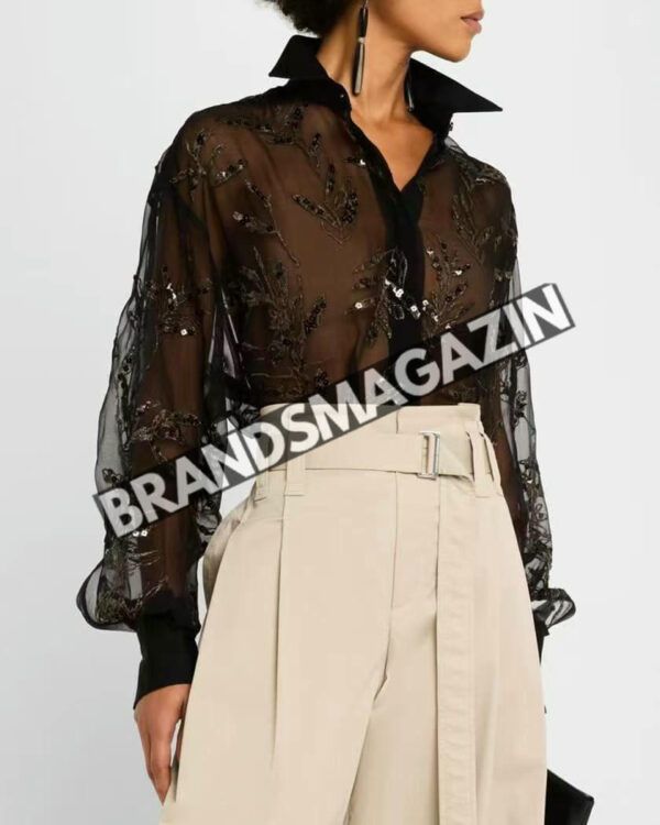 Блузка Brunello Cucinelli BM47477107477 3