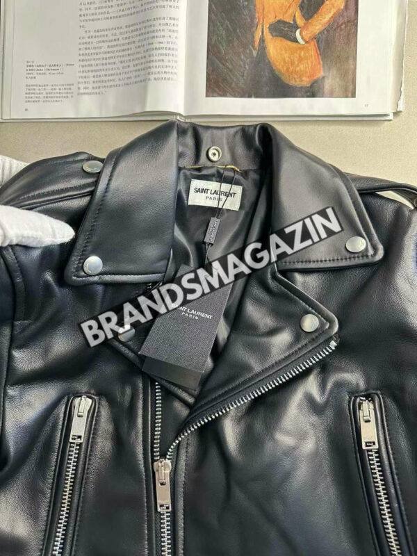 Кожаная куртка Yves Saint Laurent BM47474939277 2