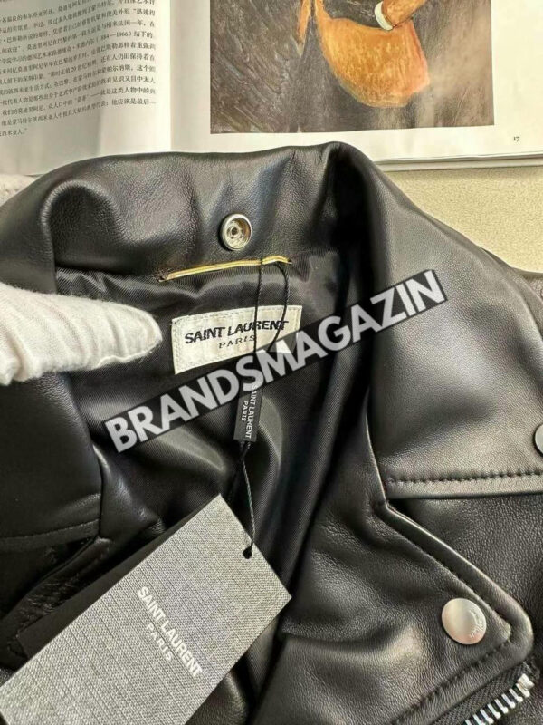 Кожаная куртка Yves Saint Laurent BM47474939277 3