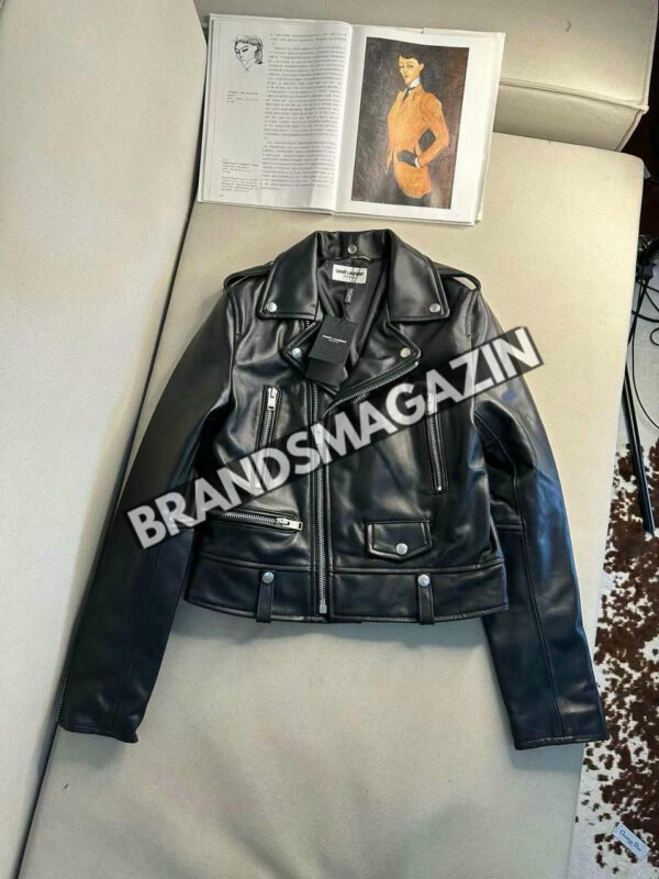 Кожаная куртка Yves Saint Laurent BM47474939277
