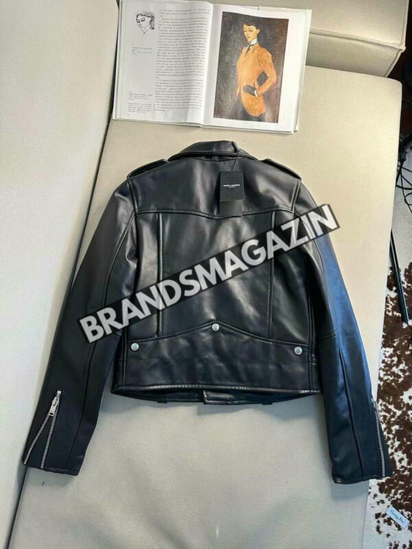 Кожаная куртка Yves Saint Laurent BM47474939277 6