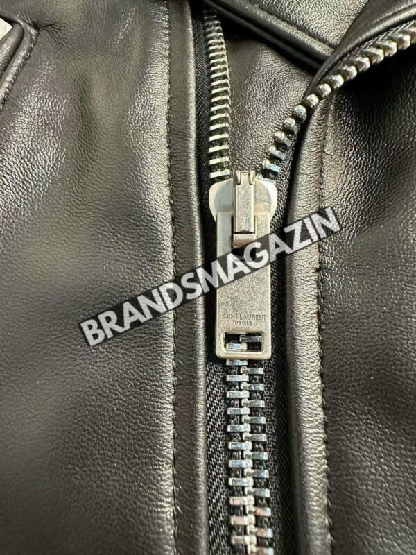 Кожаная куртка Yves Saint Laurent BM47474939277 7