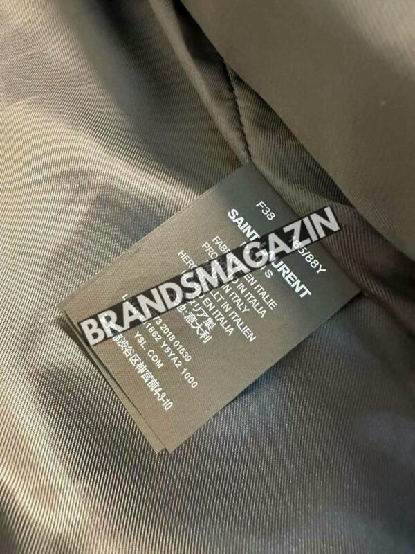 Кожаная куртка Yves Saint Laurent BM47474939277 4