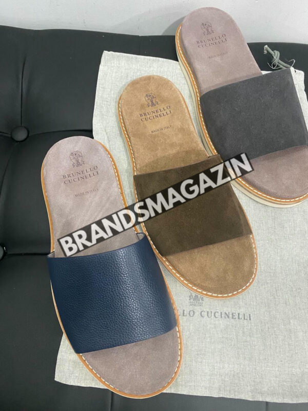 Шлепанцы Brunello Cucinelli BM70765677 3