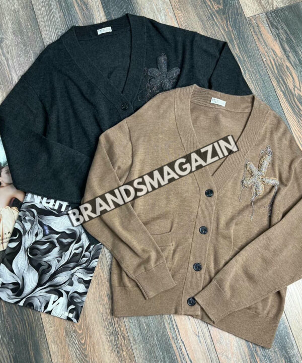 Кардиган Brunello Cucinelli BM47593543877 Кардиган Brunello Cucinelli BM47593543877