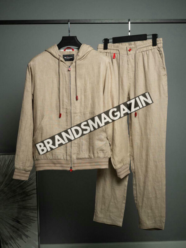 Льняной костюм Kiton BM70741577