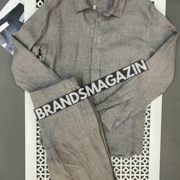 Льняной костюм Brunello Cucinelli BM71594377