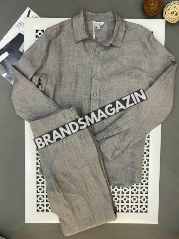 Льняной костюм Brunello Cucinelli BM71594377