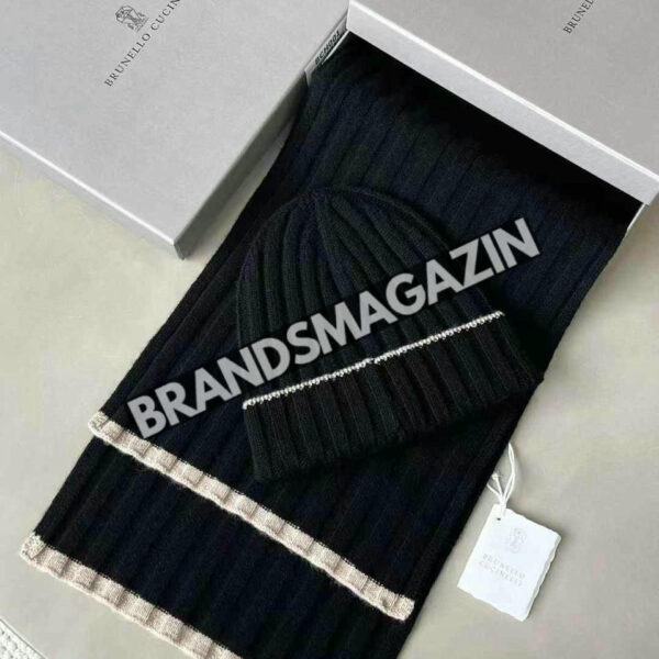 Комплект шапка и шарф Brunello Cucinelli BM46962853177