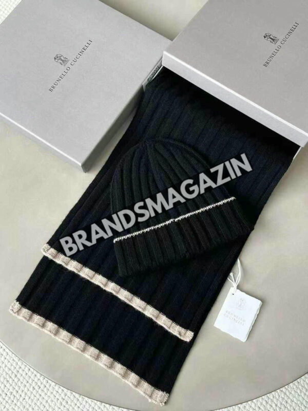 Комплект шапка и шарф Brunello Cucinelli BM46962853177