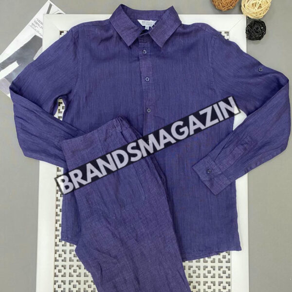 Льняной костюм Brunello Cucinelli BM71594477