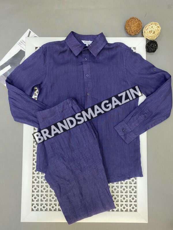 Льняной костюм Brunello Cucinelli BM71594477