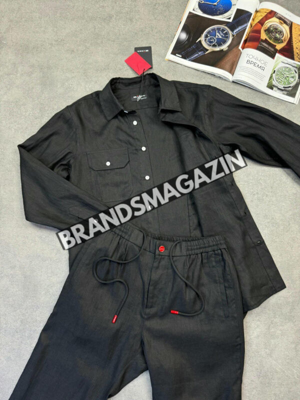 Льняной костюм Kiton BM7043277 2