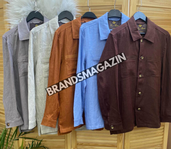 Льняная рубашка Loro Piana BM71722677