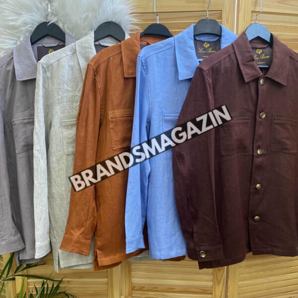 Льняная рубашка Loro Piana BM71722677