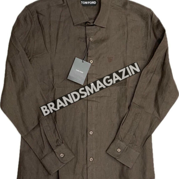 Льняная рубашка Tom Ford BM71796477