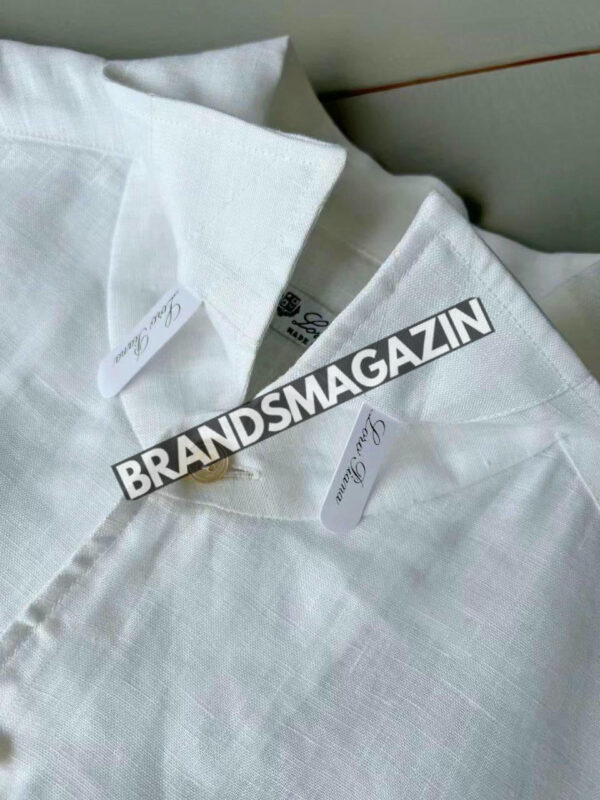 Льняная рубашка Loro Piana BM71592677 5