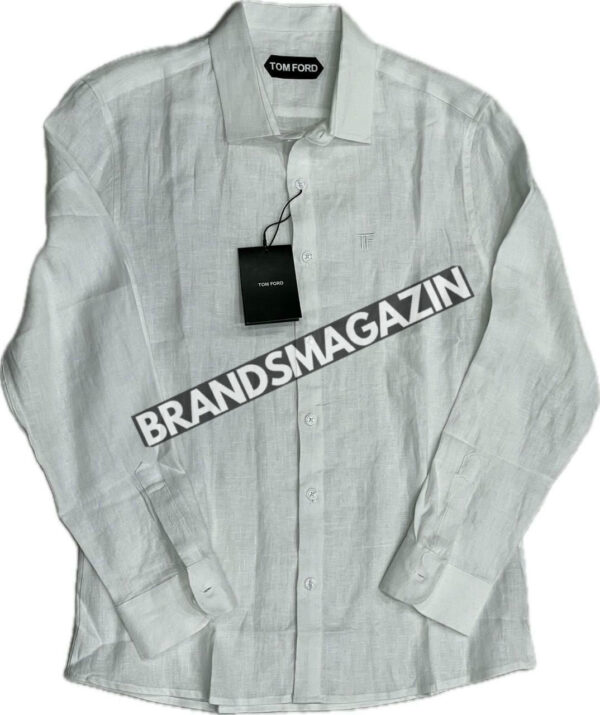 Льняная рубашка Tom Ford BM71796577