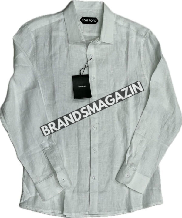 Льняная рубашка Tom Ford BM71796577 Льняная рубашка Tom Ford BM71796577