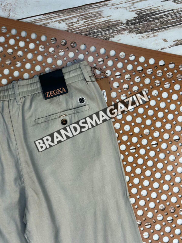 Льняные брюки Zegna BM72174777 5
