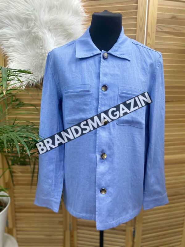Льняная рубашка Loro Piana BM71722677 3