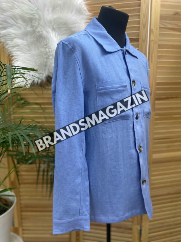 Льняная рубашка Loro Piana BM71722677 4