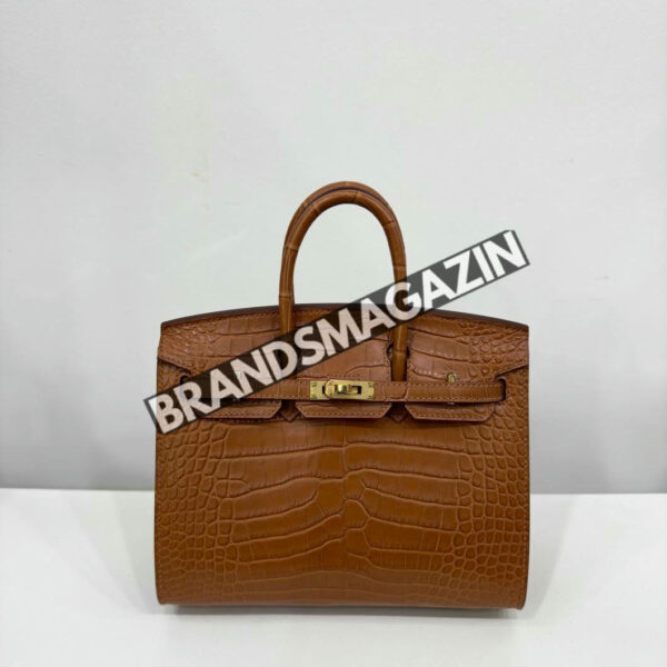 Сумка Hermes из кожи крокодила 20 см BM46622511077