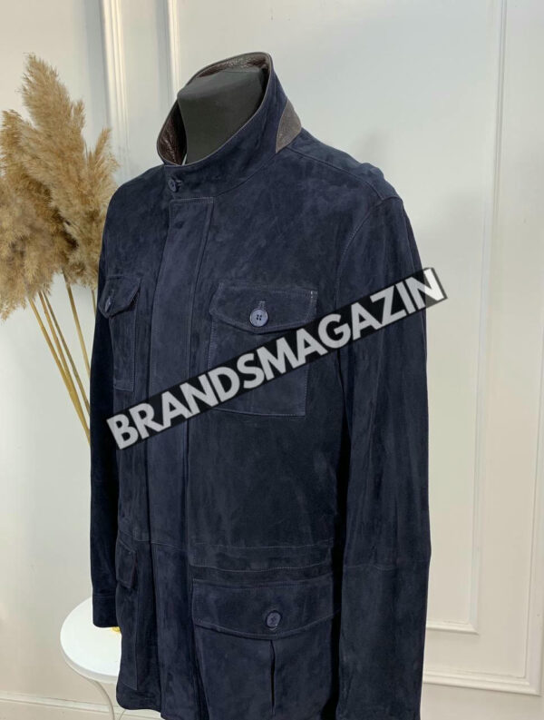Замшевая куртка Brunello Cucinelli BM46193584977 2