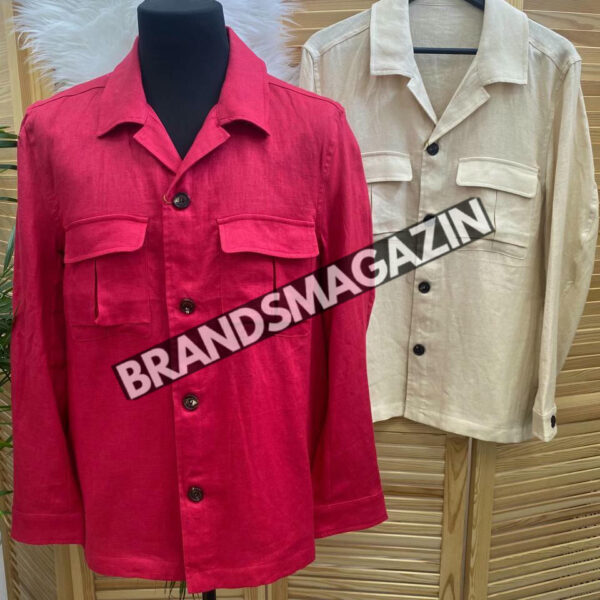 Льняная рубашка Loro Piana BM71722777