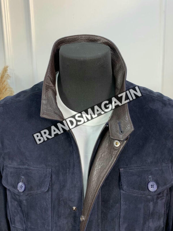 Замшевая куртка Brunello Cucinelli BM46193584977 3