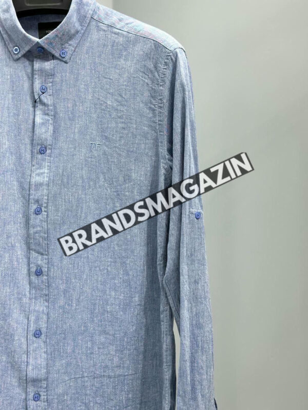 Льняная рубашка Tom Ford BM72075077 3
