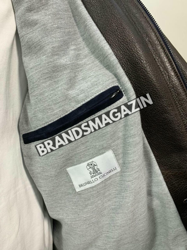 Замшевая куртка Brunello Cucinelli BM46193584977 5