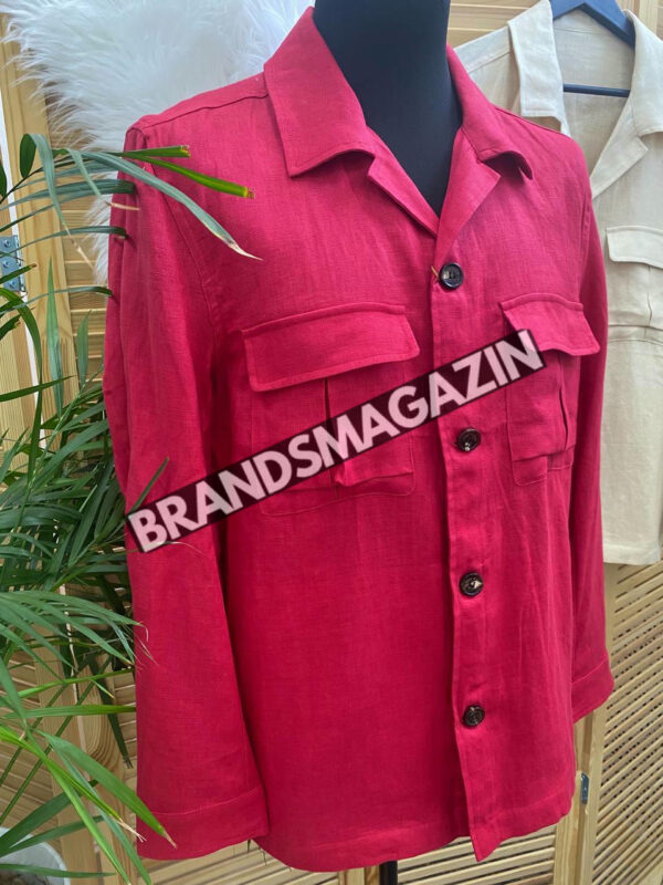 Льняная рубашка Loro Piana BM71722777 2