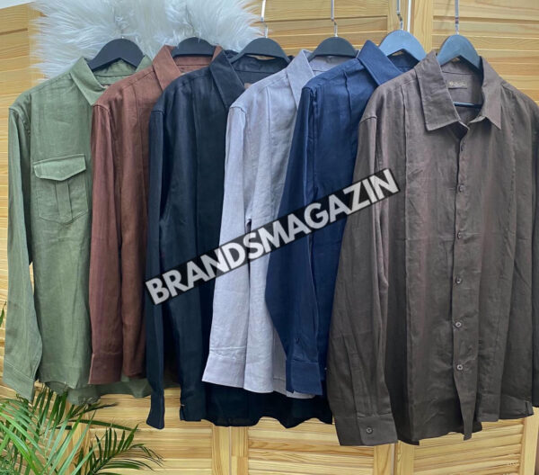 Льняная рубашка Loro Piana BM71722977
