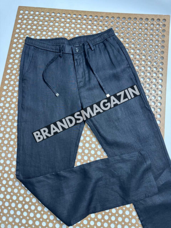 Льняные брюки Zegna BM71550577 3