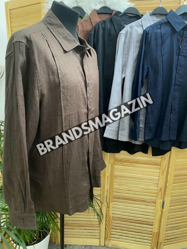 Льняная рубашка Loro Piana BM71722977 4