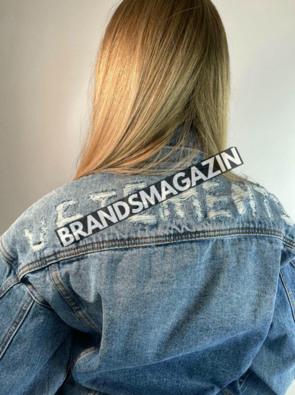 Джинсовка Vetements BM47650293277 4