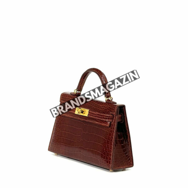 Сумка Hermes из кожи крокодила 20 см BM47058034177 4