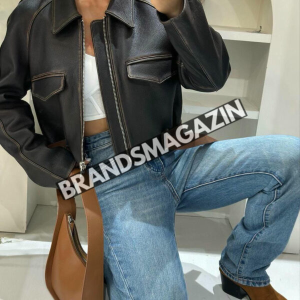 Кожаная куртка Prada BM46299478577